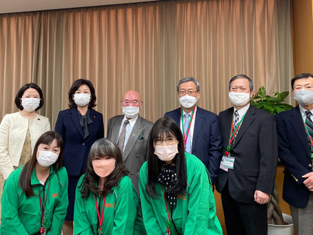 2022年2月8日日本防災士会の皆様と野田聖子内閣府特命担当大臣を表敬訪問いたしました