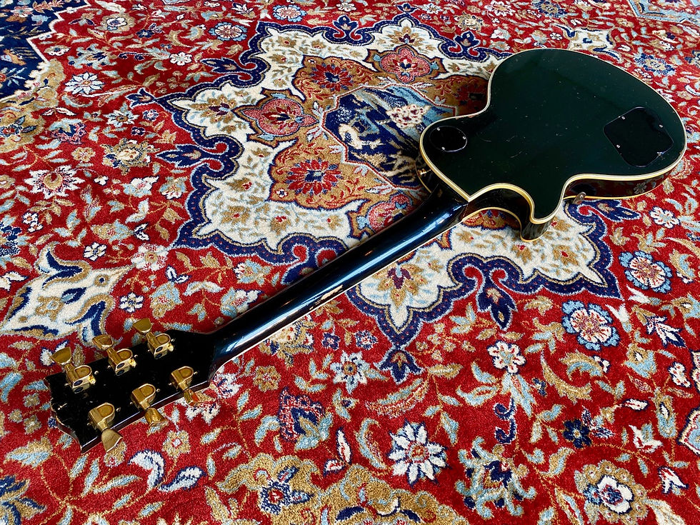 Thumbnail: SOLD! - 1974 Gibson Les Paul Custom Ebony Black Beauty