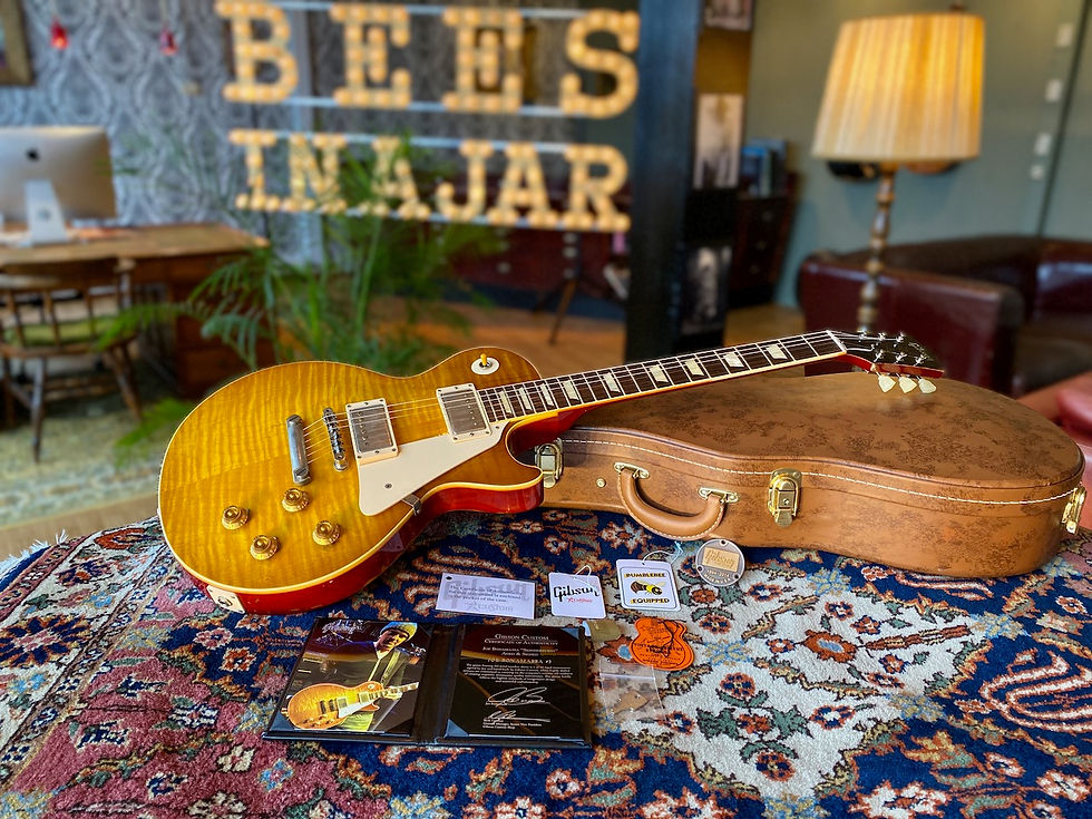 Thumbnail: SOLD! - 2014 Gibson Aged & Signed Les Paul Joe Bonamassa Skinnerburst #3