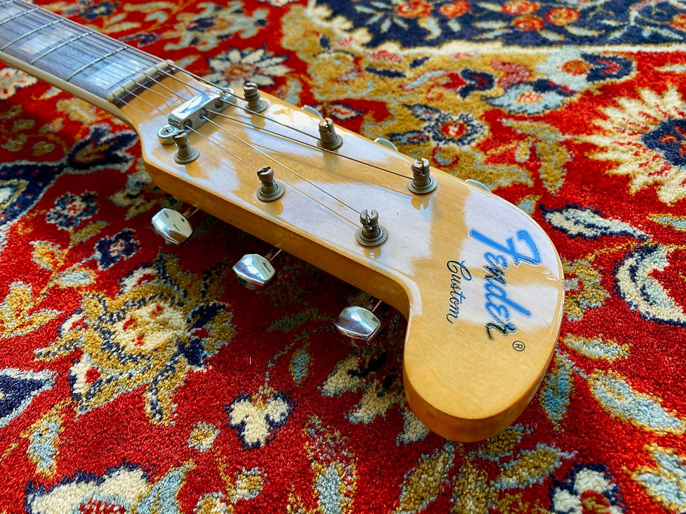 Thumbnail: SOLD! - 1969 Fender Custom Maverick Sunburst