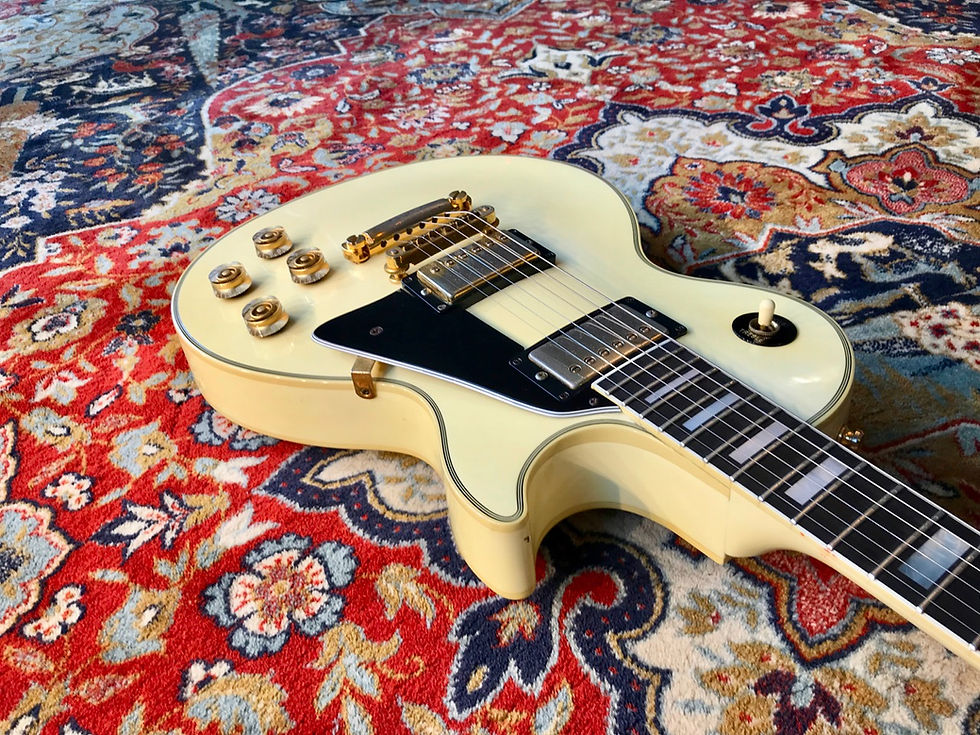 Thumbnail: SOLD! - 1989 Gibson Les Paul Custom Alpine White