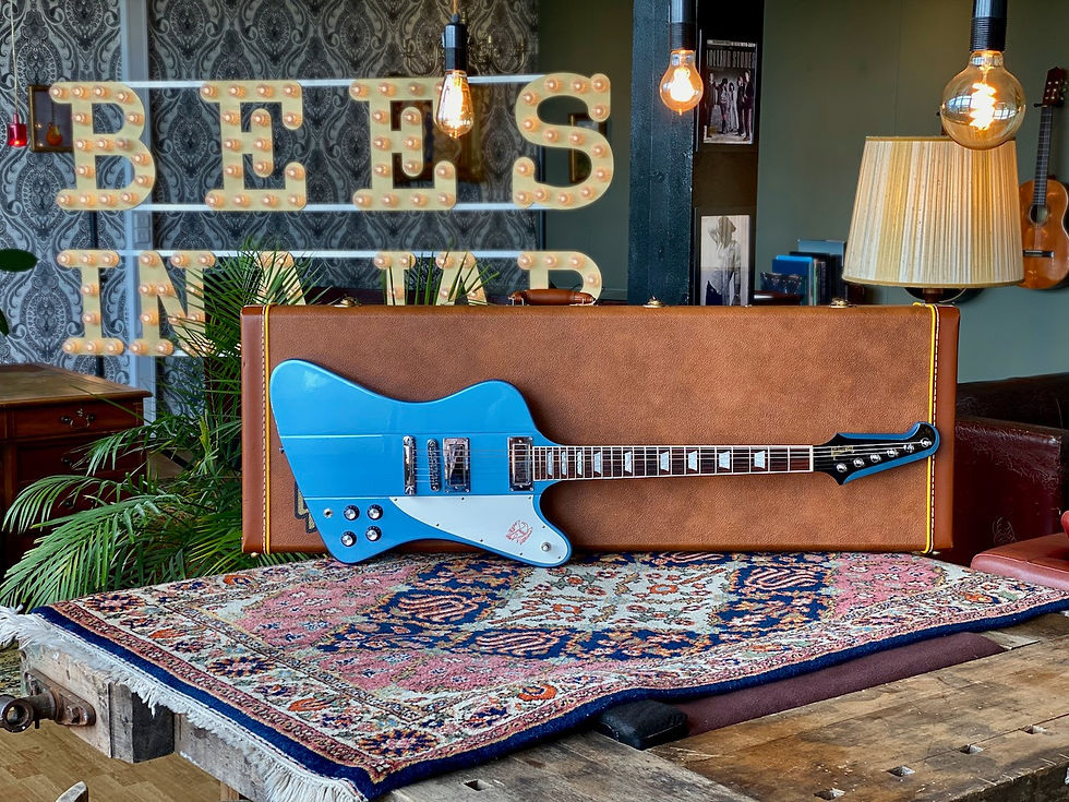 SOLD! - 2017 Lightweight Gibson Firebird V Pelham Blue