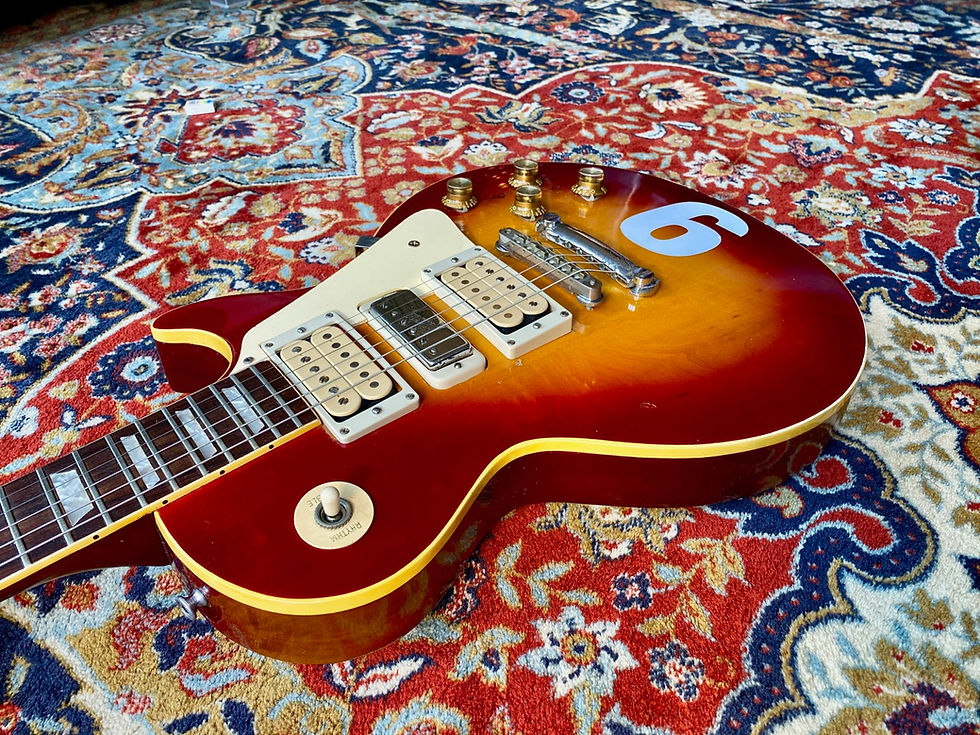 Thumbnail: SOLD! - 1971 Gibson Les Paul Deluxe Cherry Sunburst "Pete Townshend"
