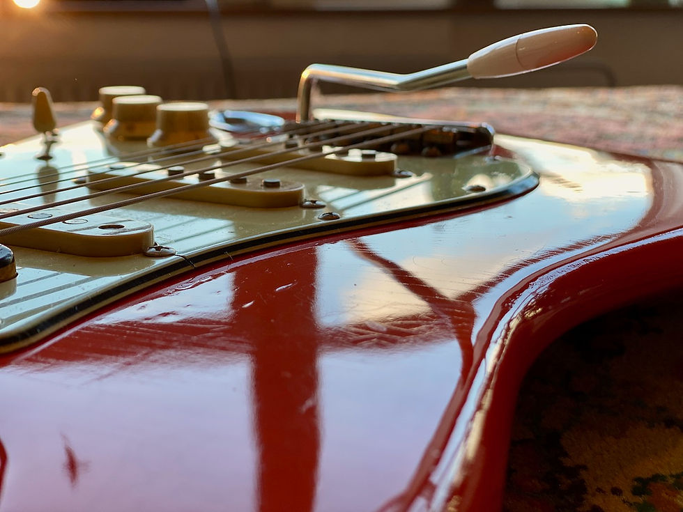 Thumbnail: SOLD! - 1963 *player* Fender Stratocaster refin Fiesta Red L-series Pre-CBS