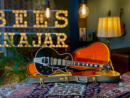 SOLD! - 1959 Gibson Les Paul Black Beauty factory Bigsby 3PU