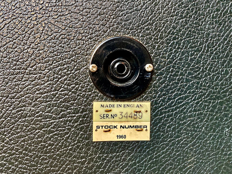 Thumbnail: SOLD! - 1970 Marshall 4x12 1960A Basketweave cabinet 4 x Celestion G12M T1221