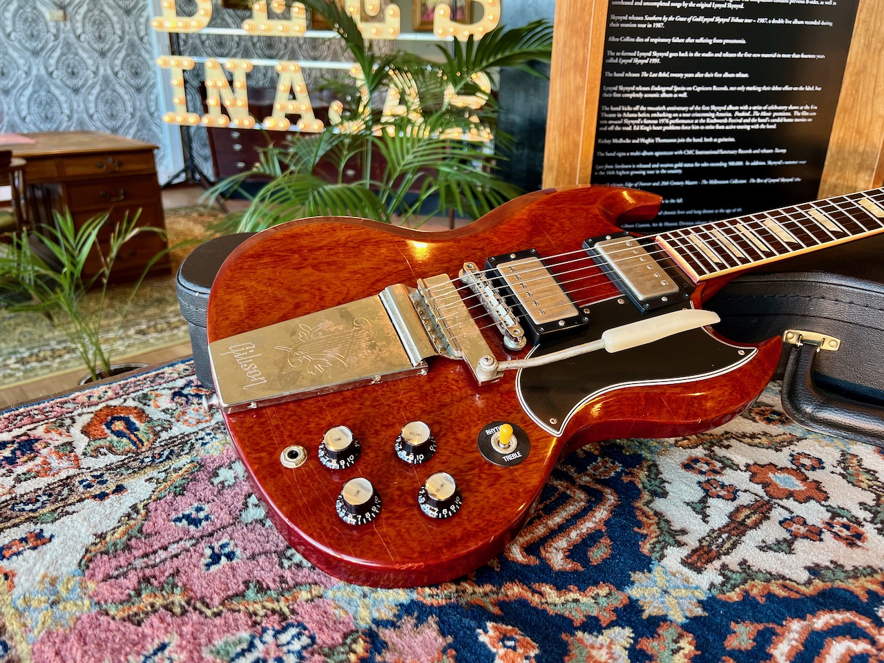 2004 Gibson Gary Rossington 61 "Free Bird" SG Standard Tom Murphy Aged - Thumbnail 3