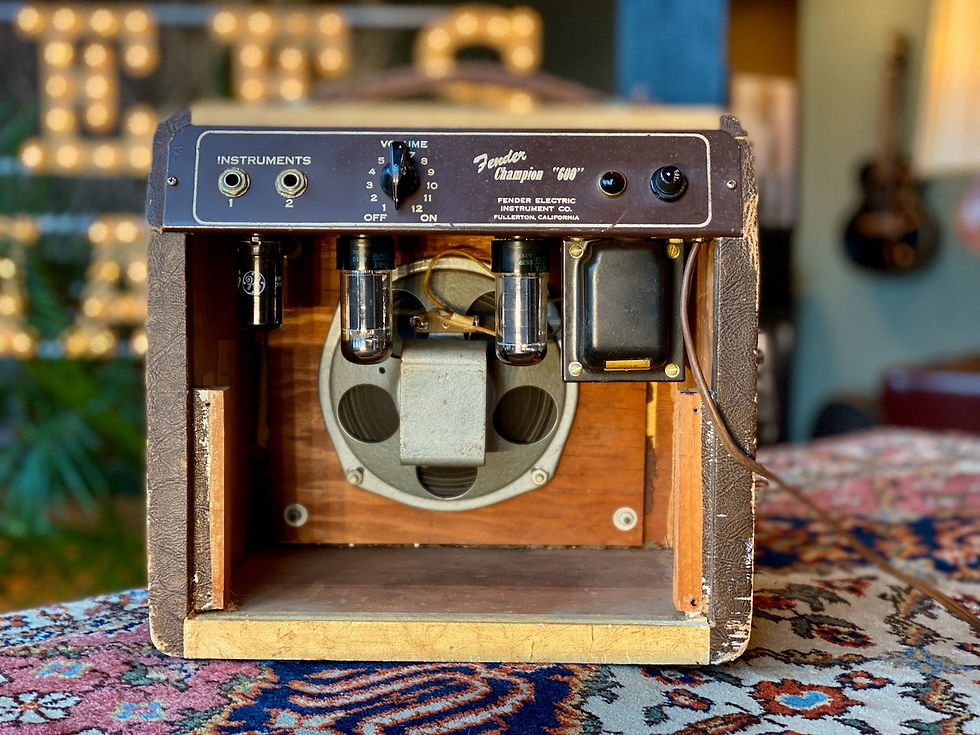 Thumbnail: SOLD! - 1951 Fender Champion 600 TV Front Two Tone