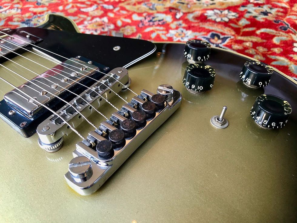 Thumbnail: SOLD! - 1980 Gibson Les Paul S.M. Silverburst Solid Mahogany Custom