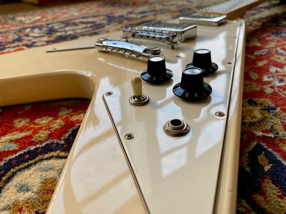 Thumbnail: SOLD! - 1982 Gibson Flying V Alpine White 1980's