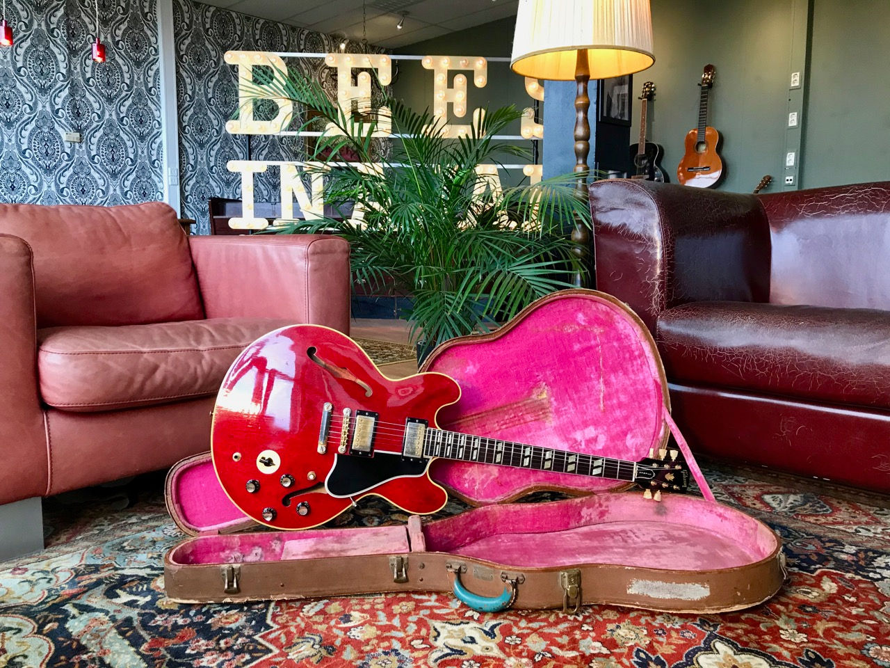SOLD! - 1960 first year Cherry Gibson ES-345TD Stoptail Stereo Varitone