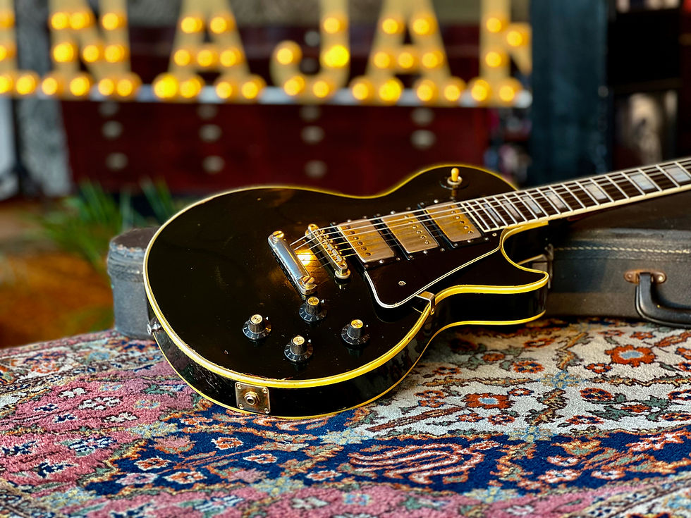 Thumbnail: 1971 Gibson Les Paul Custom Black Beauty 3PU 3 pickup