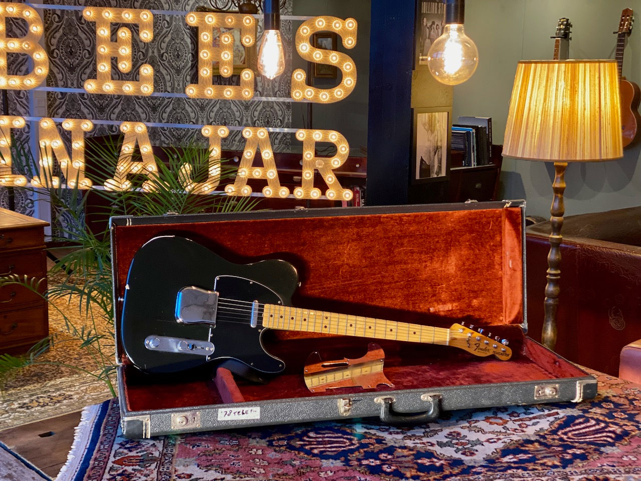 SOLD! - 1978 Fender Telecaster Black Custom Color