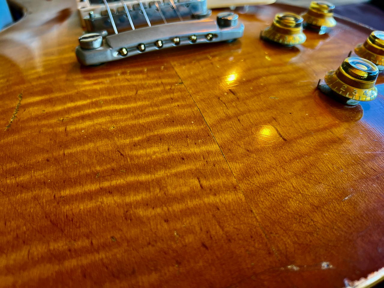 1953 - 1959 Gibson 3.8Kg Les Paul Goldtop - Burst Conversion - Thumbnail 3
