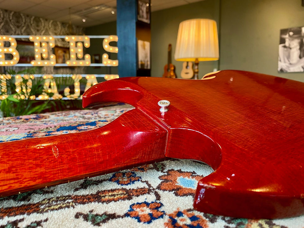 Thumbnail: SOLD! - 1962 lightweight 2.7Kg Gibson Les Paul Junior SG Cherry Red Small Guard