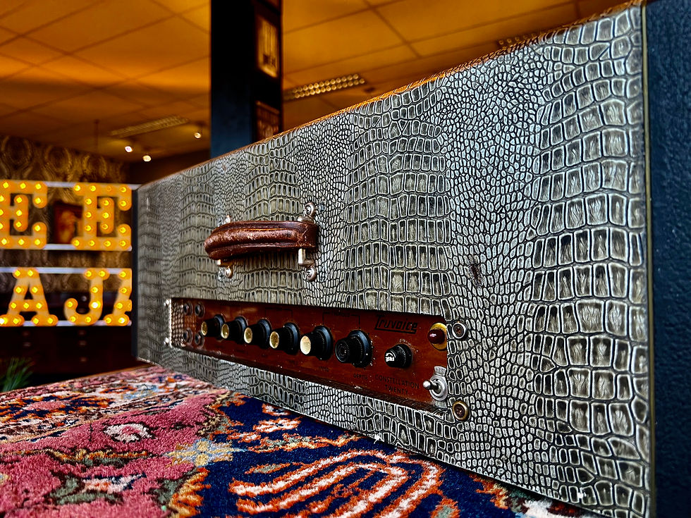Thumbnail: SOLD! - 1964 Selmer Constellation Twin Twenty Croc Skin 20 WATT 2X12" Tremolo