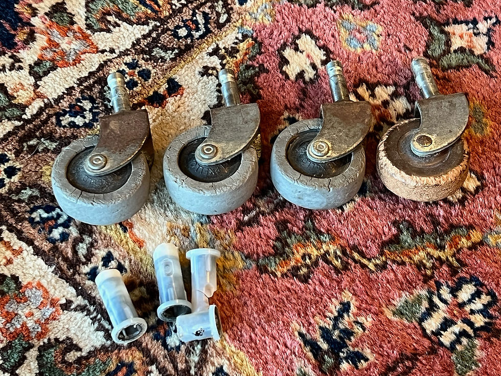 Thumbnail: 4 x 1960's Flexello Selmer Castors wheels Carlsbro Soundcity Hiwatt Simms Watts