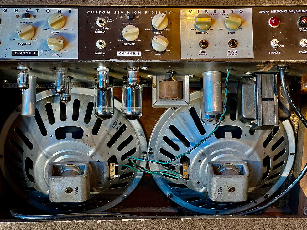 Thumbnail: 1957 Magnatone Custom 260 Vibrato 2x12 Tonemaster 35WATT