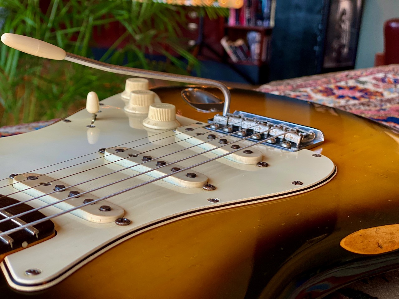 1965/1968 Fender Stratocaster Sunburst w/ Tremolo L-series - Thumbnail 6