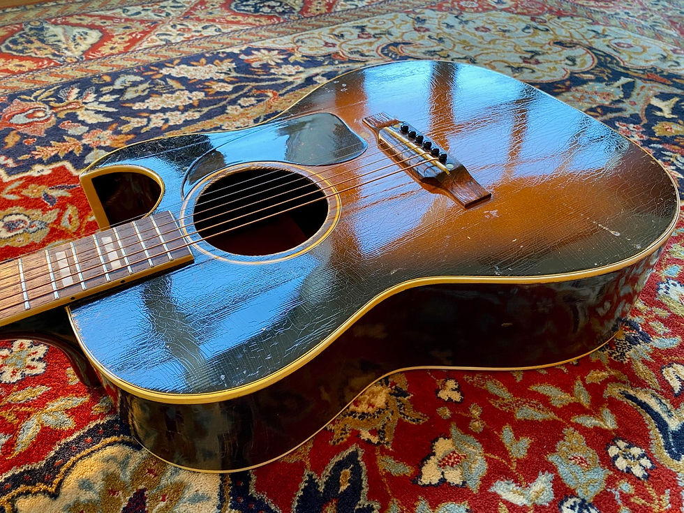 Thumbnail: SOLD! - 1950 Gibson CF-100 Florentine Cutaway Flat Top Acoustic Sunburst
