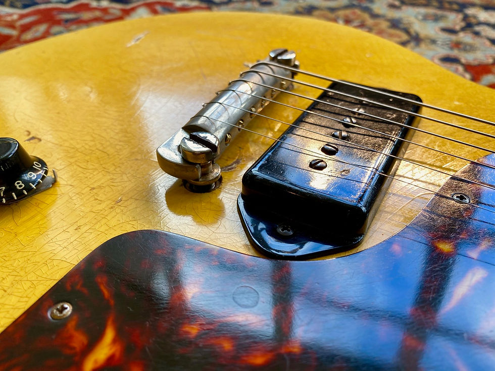 Thumbnail: SOLD! - 1959 Gibson Les Paul TV Model Junior Yellow DC Double Cut