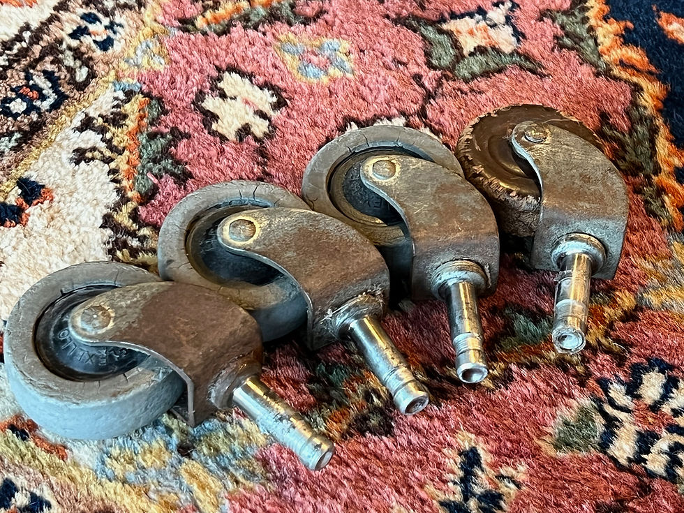 Thumbnail: 4 x 1960's Flexello Selmer Castors wheels Carlsbro Soundcity Hiwatt Simms Watts