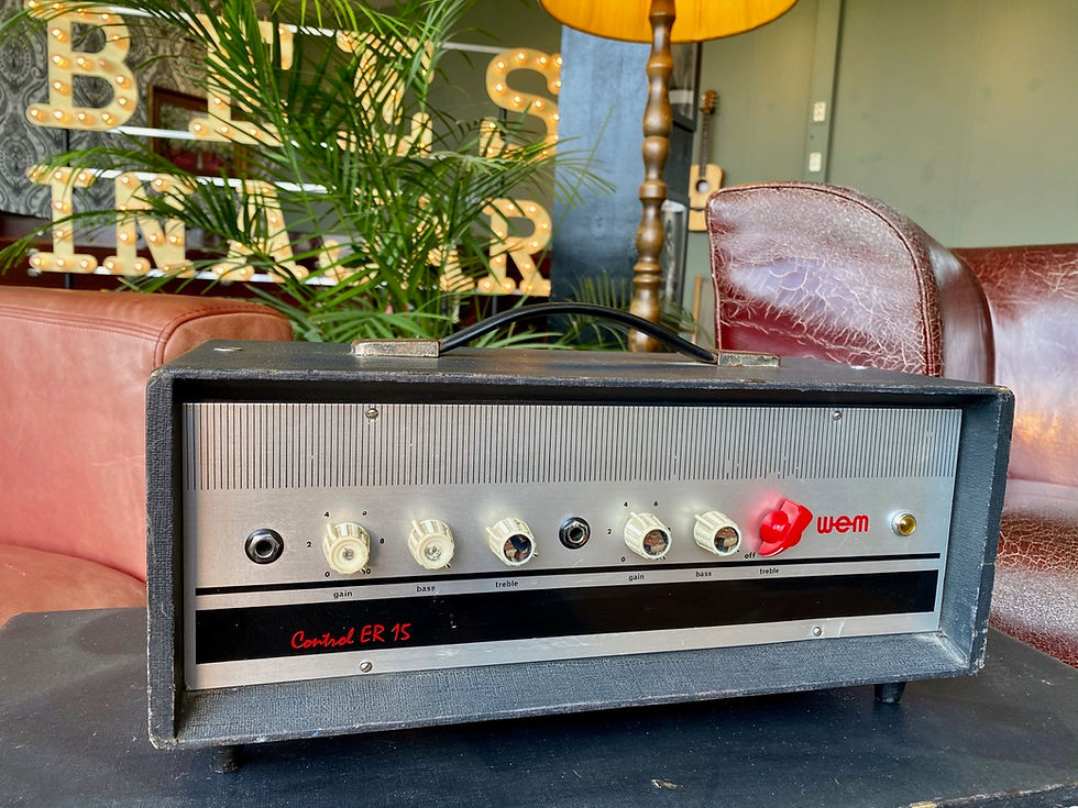 Thumbnail: SOLD! - 1965 WEM Control ER 15 15WATTS + WEM Power Bass 2x10 cabinet