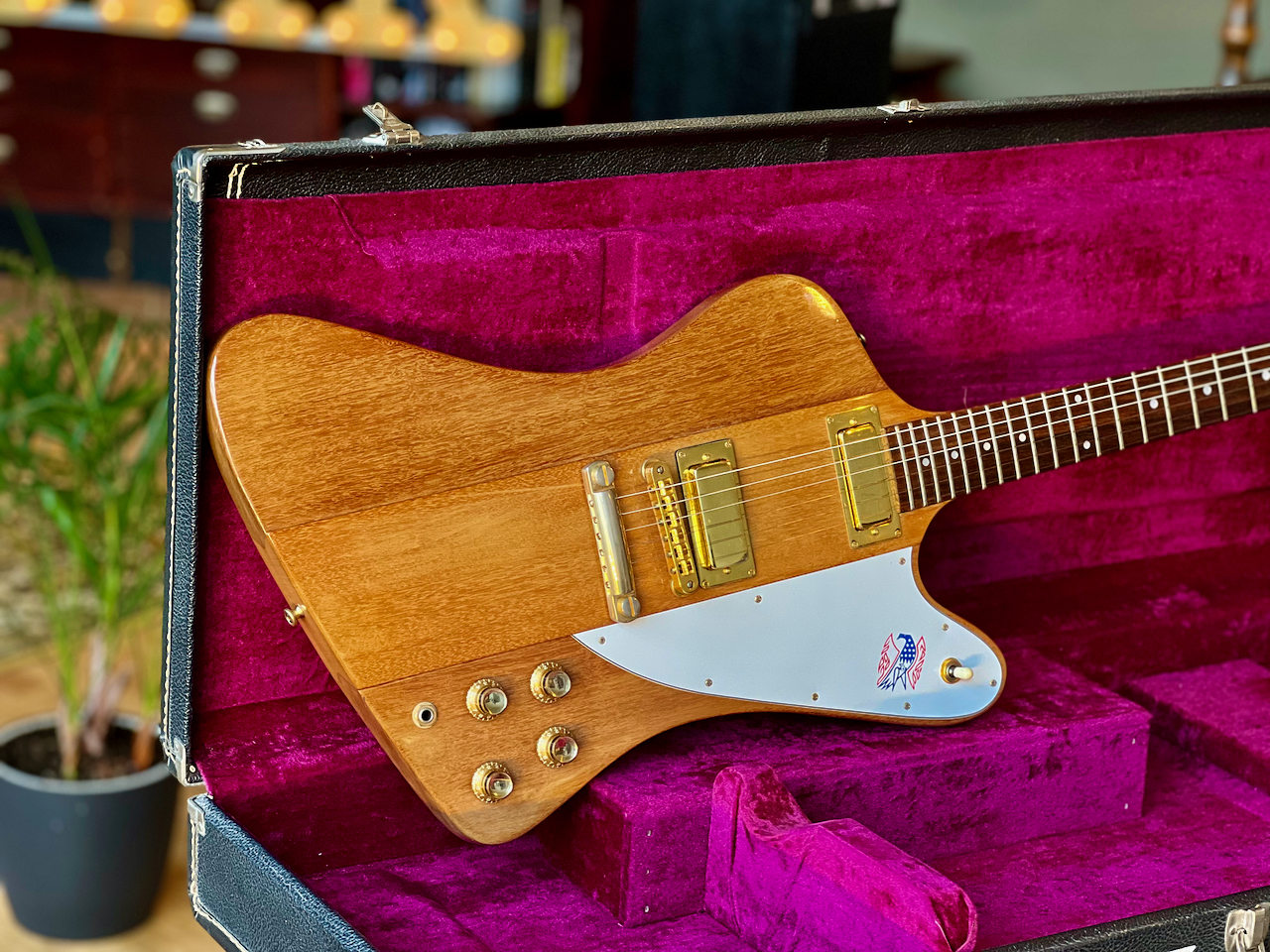 1976 Gibson Firebird Bicentennial Natural "first run" - Thumbnail 2