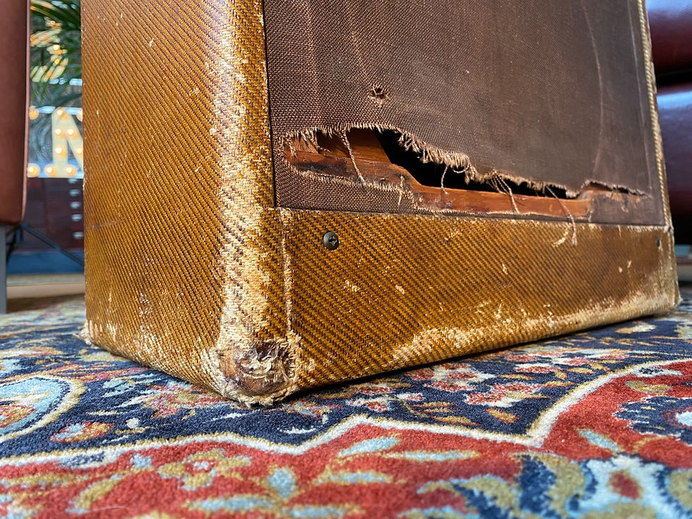 Thumbnail: SOLD! - 1954 Fender 5D3 Tweed Deluxe Wide Panel