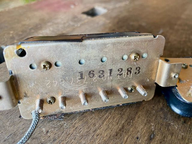 Thumbnail: SOLD! - 1983 Gibson Tim Shaw Humbuckers PAF pickups