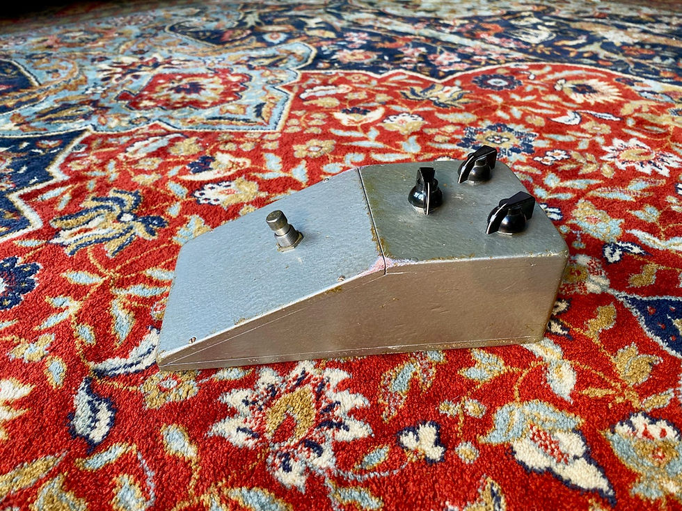 Thumbnail: Prototype - Isle Of Tone Luxe 64 Fuzz #4 with Mullard OC81D Red Dot transistor