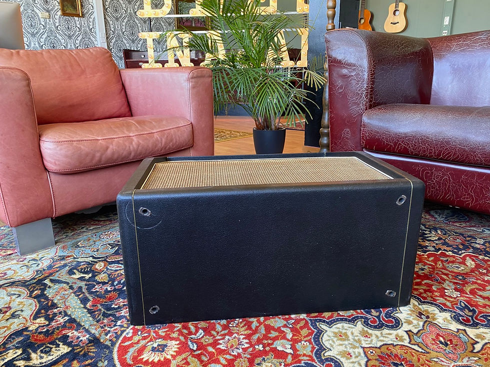 Thumbnail: SOLD! - 1970 Marshall 4x12 1960A Basketweave cabinet Celestion G12M T1221