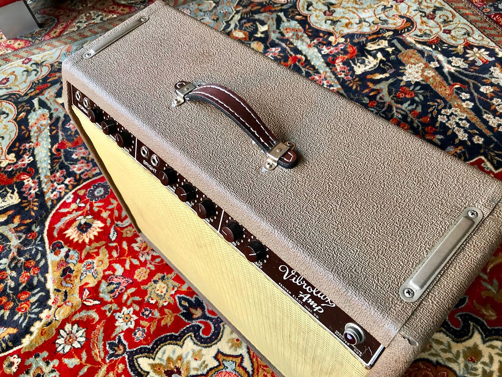 Thumbnail: SOLD! - 1962 Fender Vibrolux Brownface 6G11-A