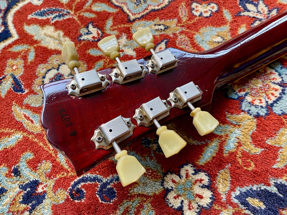 Thumbnail: SOLD! - 1953-1959 Gibson Les Paul Goldtop Burst Conversion 3.9Kg