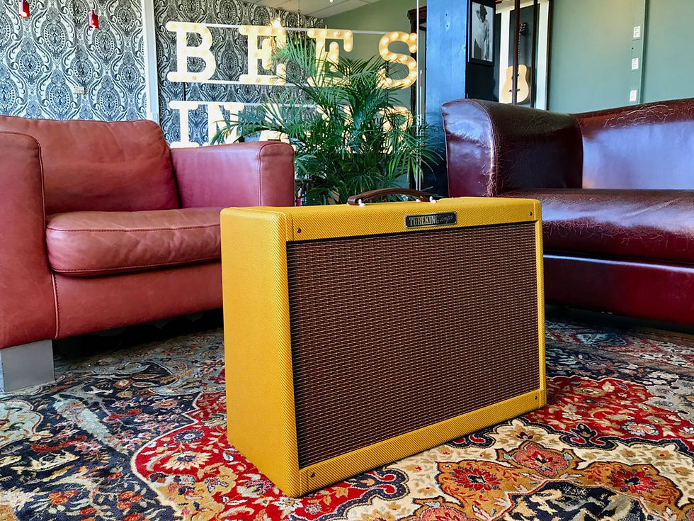 Thumbnail: SOLD! - 2020 Tubeking handbuilt Fender Tweed Twin 50W 2x12