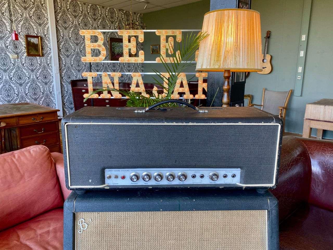 SOLD! - 1967-1968 Laney Sound Systems Pre Supergroup 100 Mk1 LA100 BL