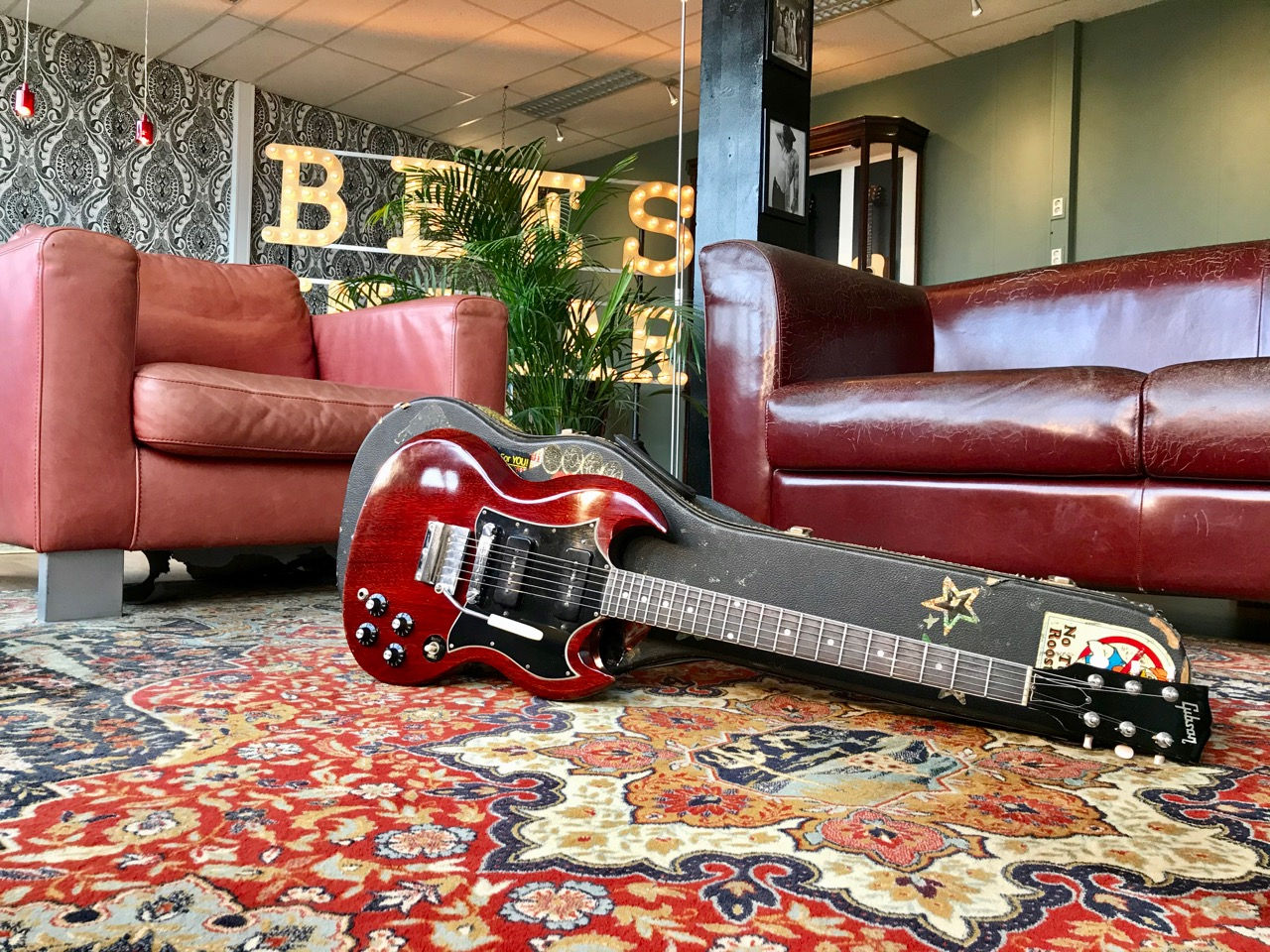 SOLD! - 1969 Gibson SG Special Cherry DC P90