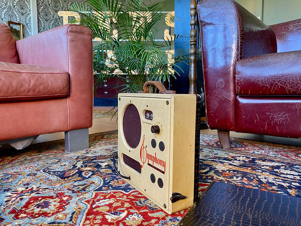 Thumbnail: SOLD! - 1948 Symphony Porto-Amp - like 1950's Fender Tweed Champ