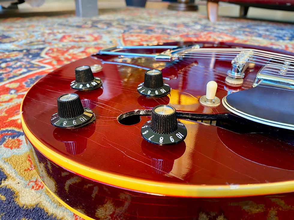 Thumbnail: SOLD! - 1967 Gibson ES-330 TD Sparkling Burgundy Metallic 2.7Kg