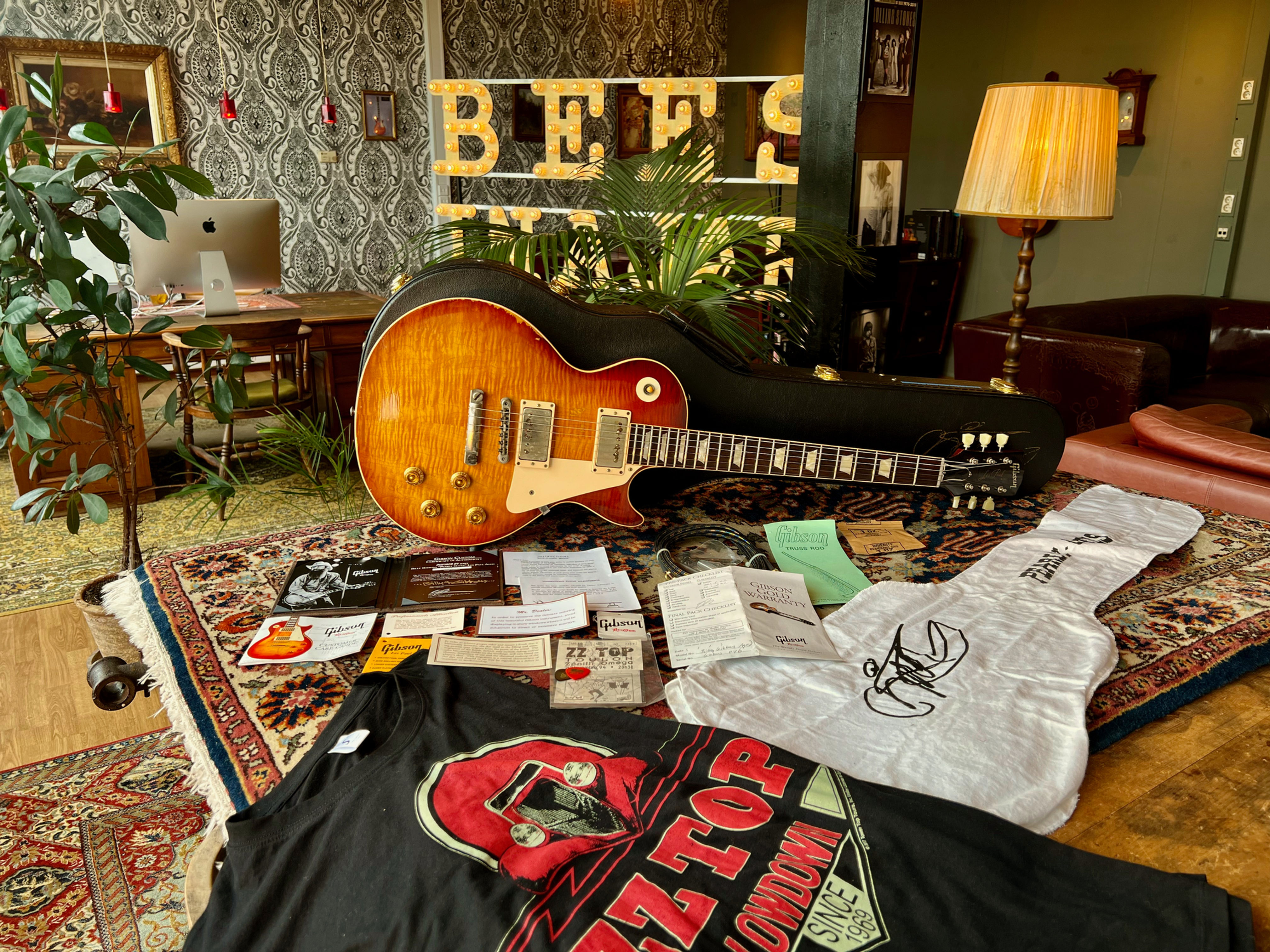 2009 Gibson Pearly Gates Les Paul Billy Gibbons Tom Murphy Aged #46