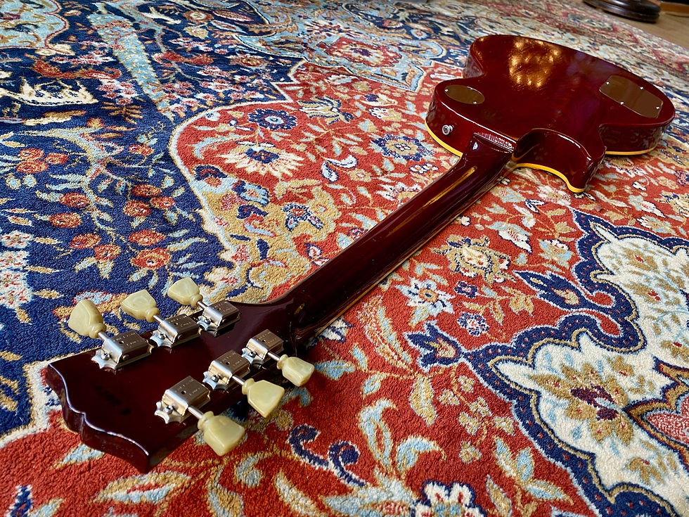 Thumbnail: SOLD! - 1953-1959 Gibson Les Paul Goldtop Burst Conversion 3.9Kg