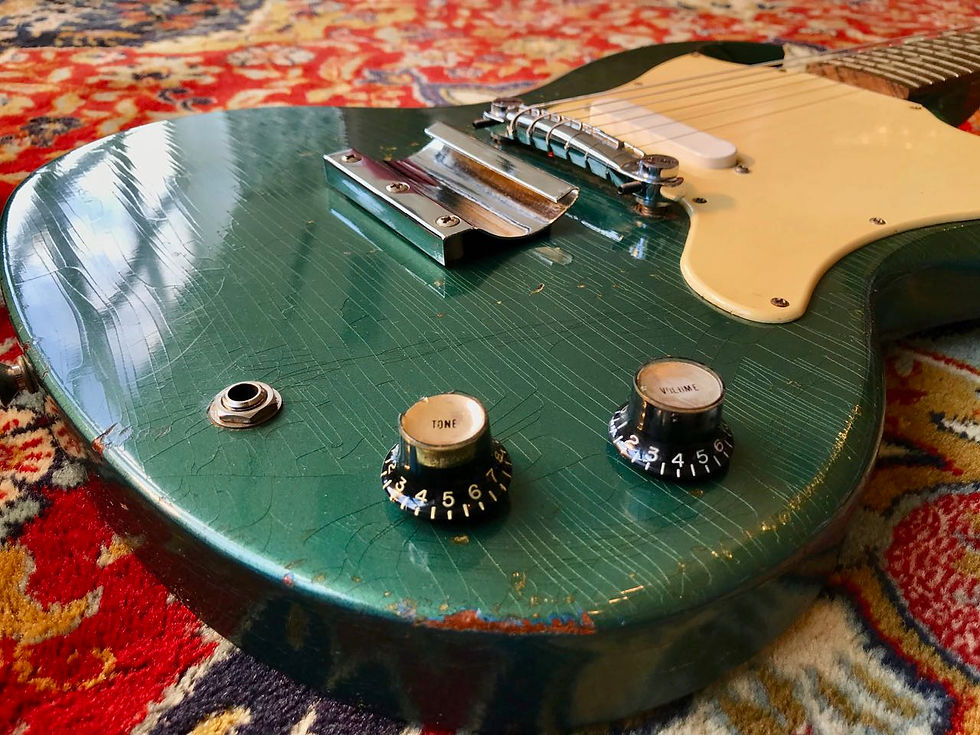 Thumbnail: SOLD! - 1966 Gibson Melody Maker Pelham Blue