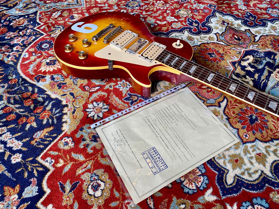Thumbnail: SOLD! - 1971 Gibson Les Paul Deluxe Cherry Sunburst "Pete Townshend"
