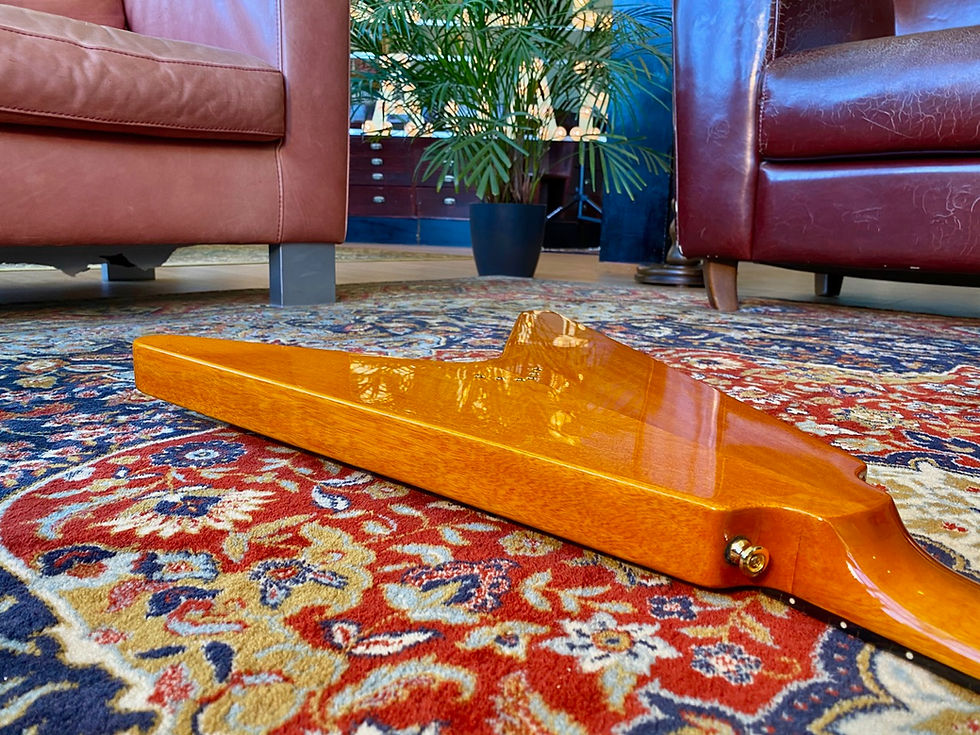 Thumbnail: SOLD! - 2017 Epiphone 1958 "Amos" Korina Flying V Joe Bonamassa Limited Ed.