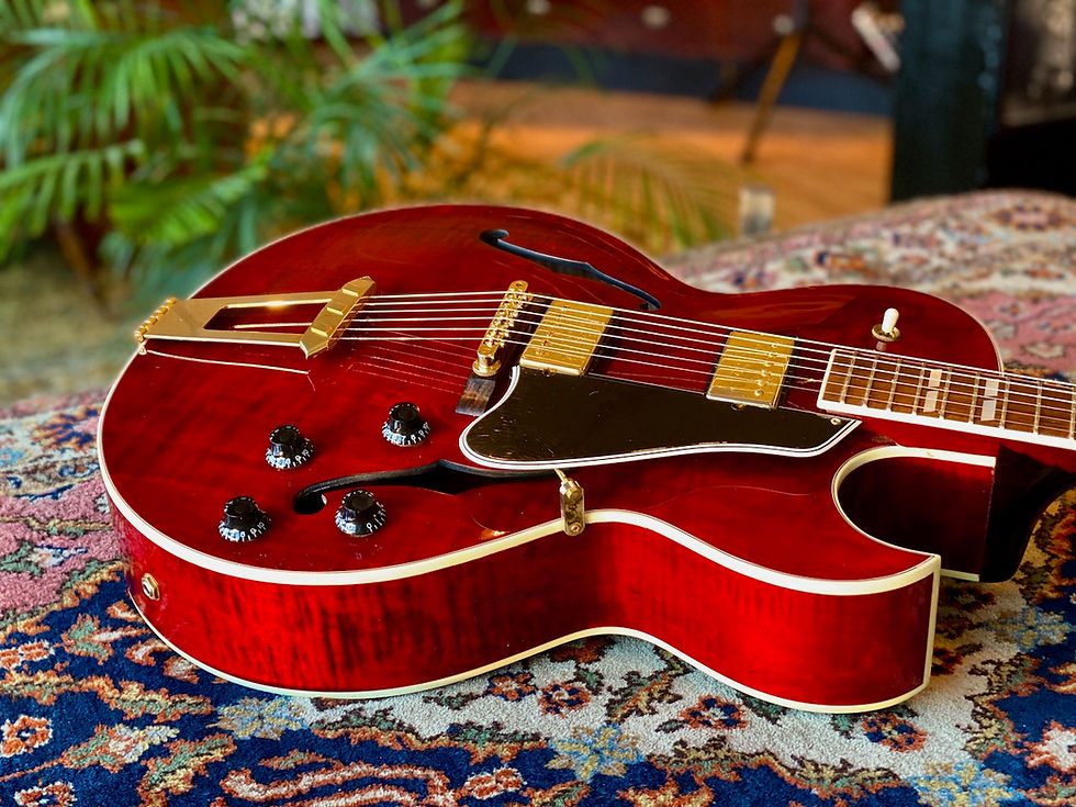 Thumbnail: SOLD! - 2010 Gibson ES-175 Wine Red Gold Hardware