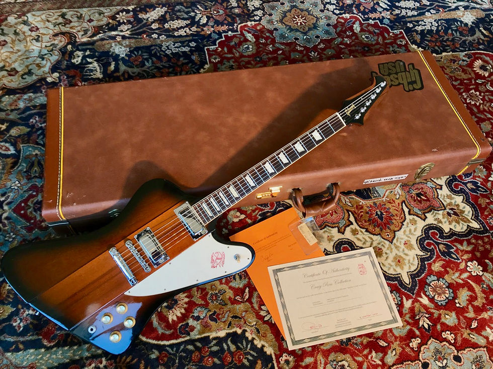 Thumbnail: SOLD! - Craig Ross - 1999 Gibson Firebird V Sunburst