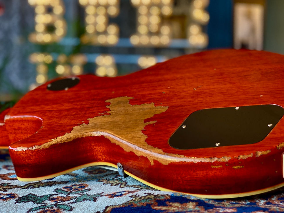 Thumbnail: SOLD! - 2014 Gibson Aged & Signed Les Paul Joe Bonamassa Skinnerburst #3