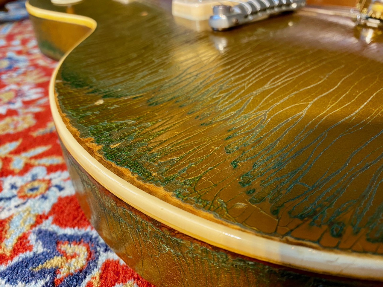 1955 Gibson Les Paul Standard All Gold Goldtop - Thumbnail 6