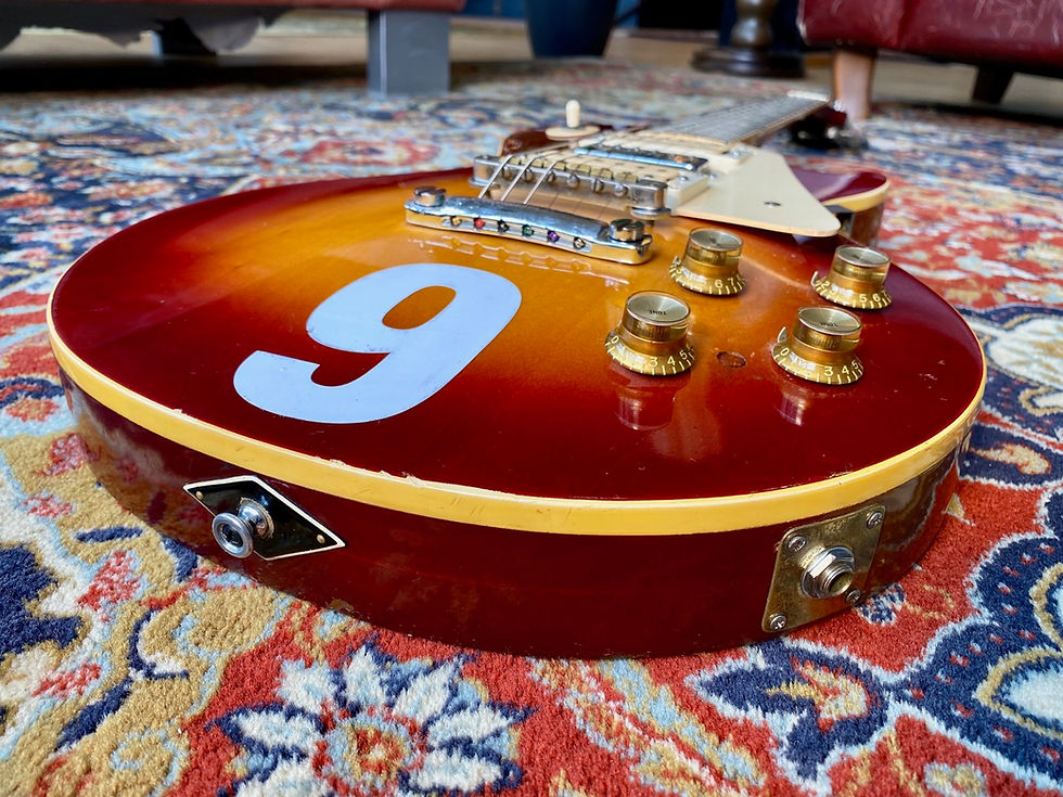 Thumbnail: SOLD! - 1971 Gibson Les Paul Deluxe Cherry Sunburst "Pete Townshend"