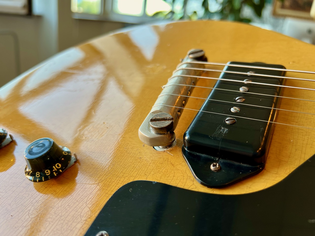 1957 Gibson Les Paul Junior TV Yellow Single Cut - Thumbnail 5